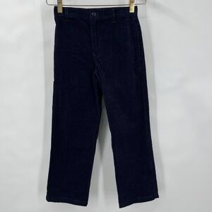 Hartstrings Navy Blue Corduroy‎ Adjustable Pants Boys Unisex Size 7 NWT